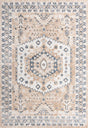 Beige 10' x 14' Oxford Rectangle Area Rug Traditional Design 100% Polypropylene Carpet for Living Room, Bedrooms, Dining, Office for Sale at Rug Engine