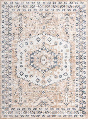 Beige 10' x 13' Oxford Rectangle Area Rug