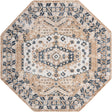 Beige 7' 1 x 7' 1 Oxford Octagon Area Rug