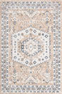 Beige 6' x 9' Oxford Rectangle Area Rug Traditional Design 100% Polypropylene Carpet for Living Room, Bedrooms, Dining, Office for Sale at Rug Engine