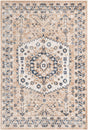 Beige 4' x 6' Oxford Rectangle Area Rug Traditional Design 100% Polypropylene Carpet for Living Room, Bedrooms, Dining, Office for Sale at Rug Engine