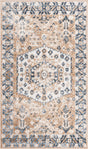 Beige 3' x 5' 3 Oxford Rectangle Area Rug