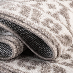 Gray 8' x 10' Oxford Oval Area Rug