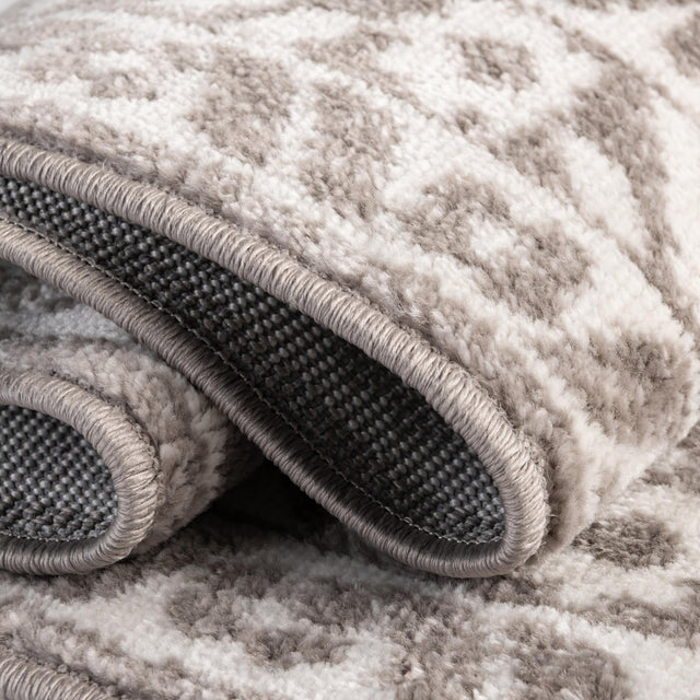 Gray 8' x 10' Oxford Oval Area Rug