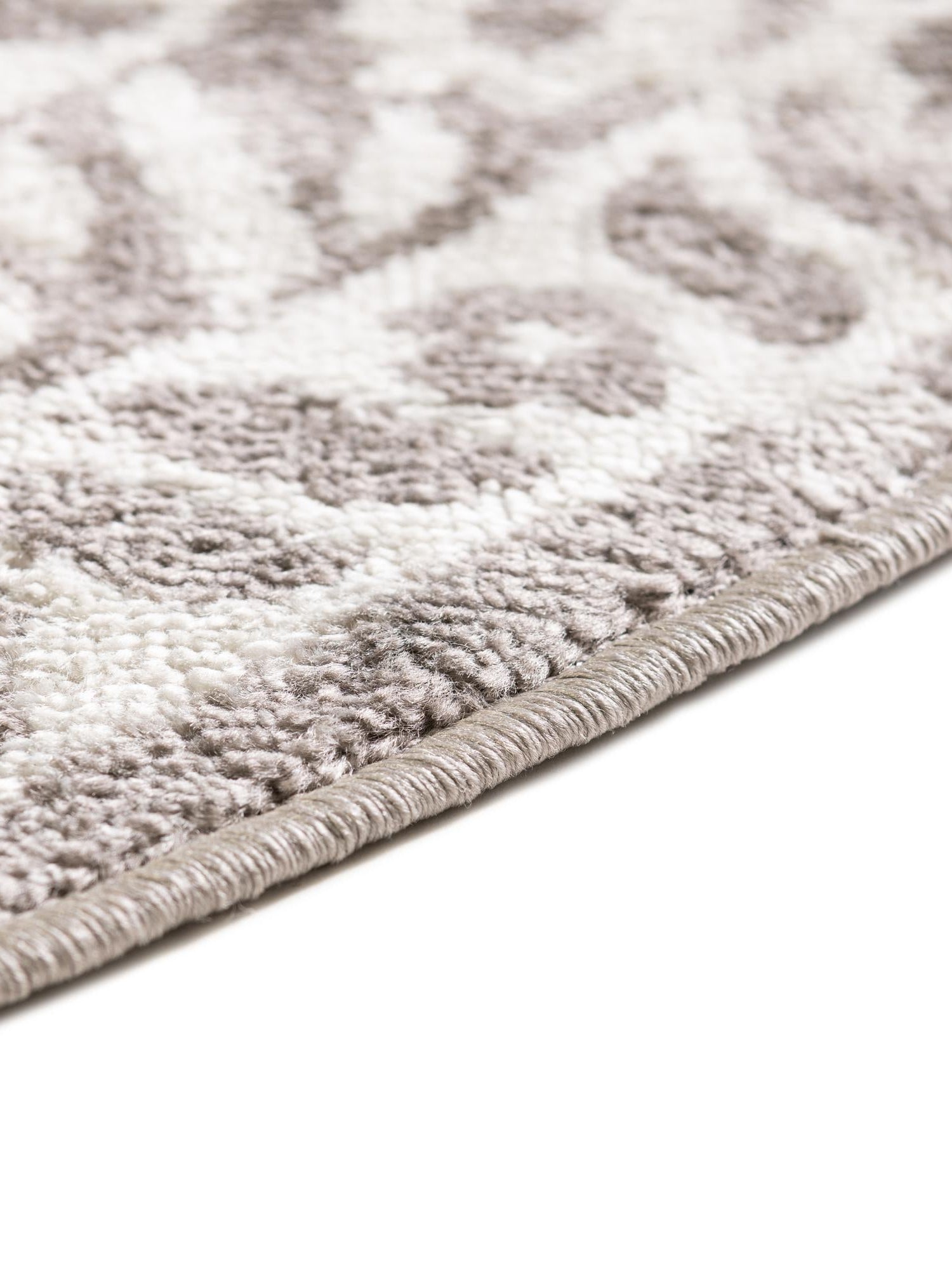 Gray 8' x 10' Oxford Oval Area Rug Traditional Design 100% Polypropylene Carpet for Living Room, Bedrooms, Dining, Office for Sale at Rug Engine