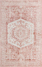 Pink 5' 3 x 8' Oxford Rectangle Area Rug
