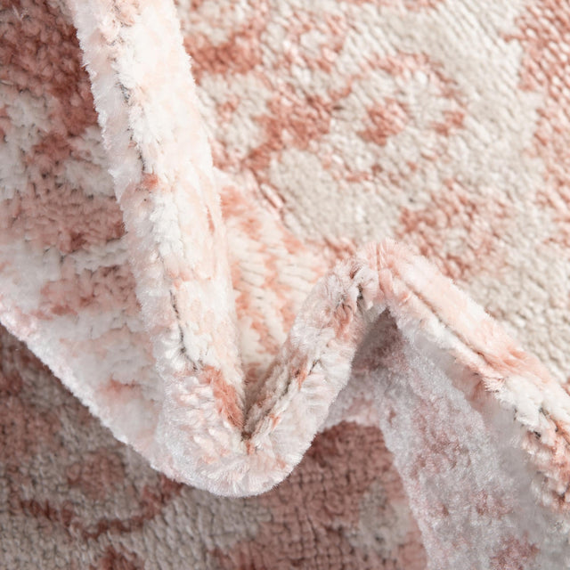 Pink 8' x 10' Oxford Oval Area Rug