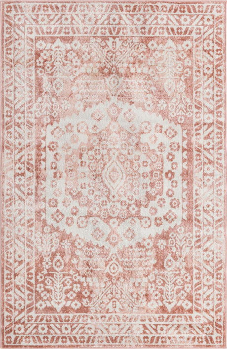 Pink 4' 1 x 6' 1 Oxford Rectangle Area Rug