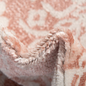 Pink 4' x 4' Oxford Square Area Rug