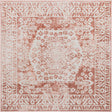 Pink 4' x 4' Oxford Square Area Rug