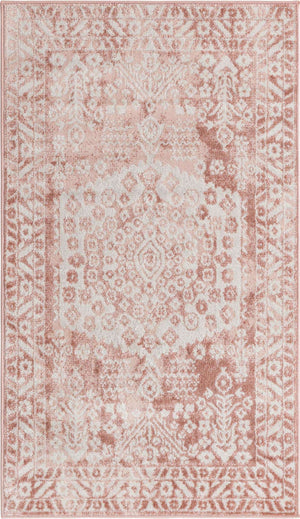 Pink 3' x 5' 3 Oxford Rectangle Area Rug
