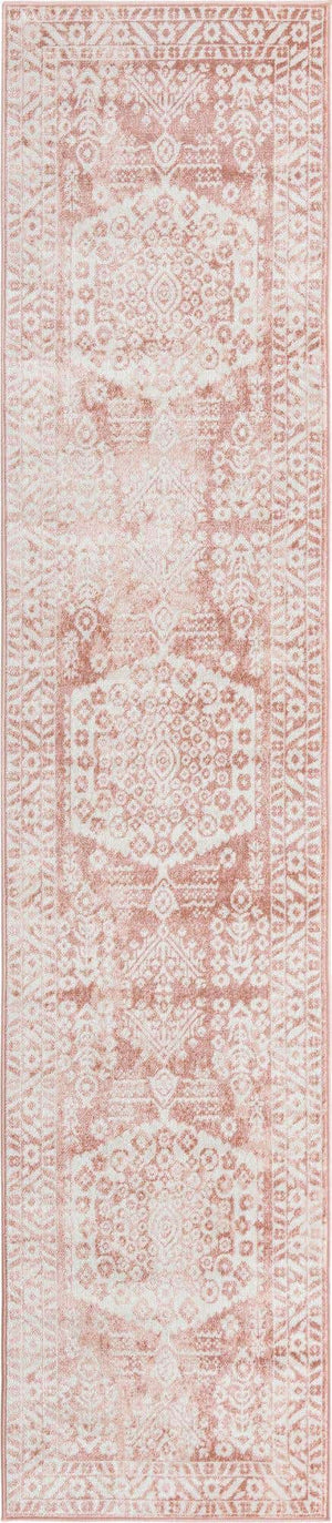 Pink 2' 7 x 12' Oxford Runner Area Rug