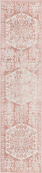 Pink 2' x 8' Oxford Runner Area Rug