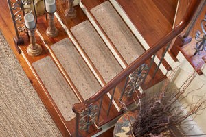 13 Pcs Natural 1' x 2' 6 Braided Jute Stair Treads
