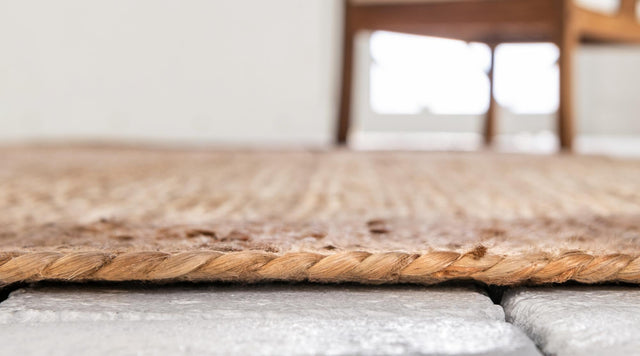 13 Pcs Natural 1' x 2' 6 Braided Jute Stair Treads