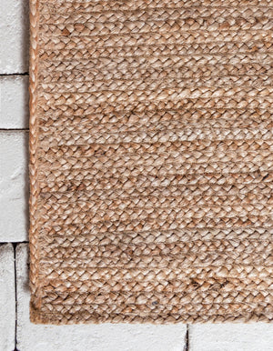 13 Pcs Natural 1' x 2' 6 Braided Jute Stair Treads