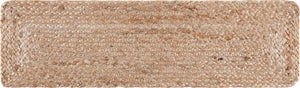 13 Pcs Natural 1' x 2' 6 Braided Jute Stair Treads