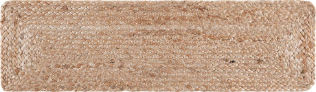 13 Pcs Natural 1' x 2' 6 Braided Jute Stair Treads