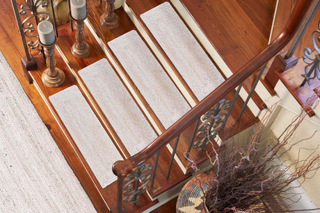 13 pcs White 0' 9 x 2' 6 Braided Jute Indoor Stair Treads Accent Area Rug Staircase Set 100% Jute Hand Braided Natural Eco-Friendly Boho Style Carpet for Living Rooms Dining Office Space Dorms for Sale at Rug Engine