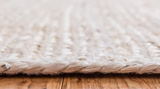13 Pcs White 1' x 2' 6 Braided Jute Stair Treads