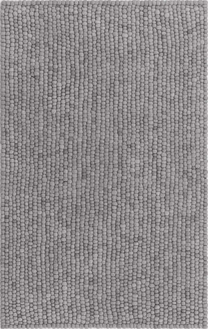 Gray 8' x 10' Felt Ball Rectangle Area Rug Stunning All Natural 100% Wool Luxury Hand Woven Carpet for Modern Home Interiors Soft Touch Marshmallow Rug for Sale at Rug Engine