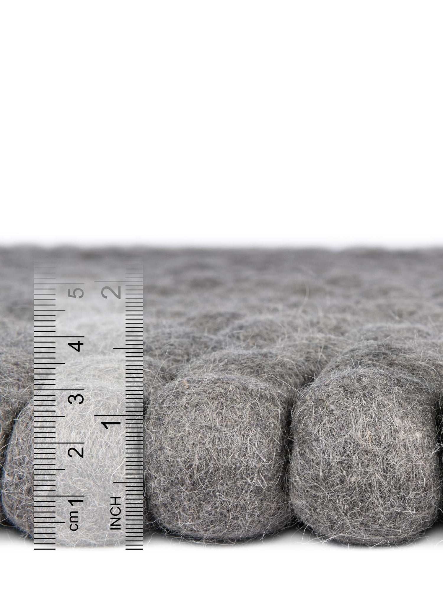 Gray 10' x 13' 1 Felt Ball Rectangle Area Rug Stunning All Natural 100% Wool Luxury Hand Woven Carpet for Modern Home Interiors Soft Touch Marshmallow Rug for Sale at Rug Engine