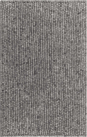 Gray 5' 1 x 8' Felt Ball Rectangle Area Rug Stunning All Natural 100% Wool Luxury Hand Woven Carpet for Modern Home Interiors Soft Touch Marshmallow Rug for Sale at Rug Engine