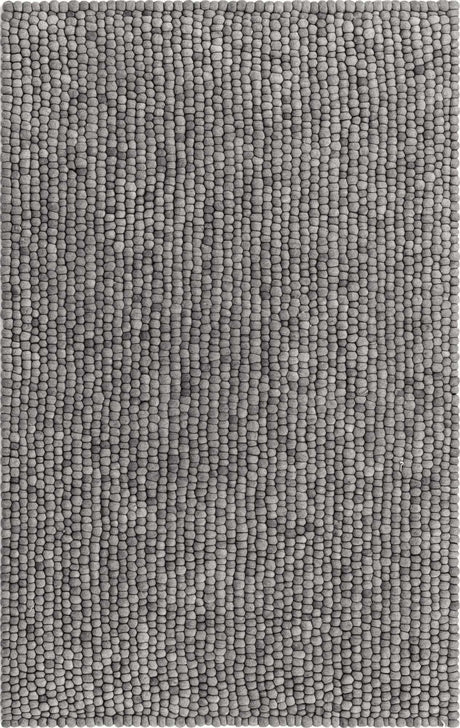 Gray 5' 1 x 8' Felt Ball Rectangle Area Rug Stunning All Natural 100% Wool Luxury Hand Woven Carpet for Modern Home Interiors Soft Touch Marshmallow Rug for Sale at Rug Engine