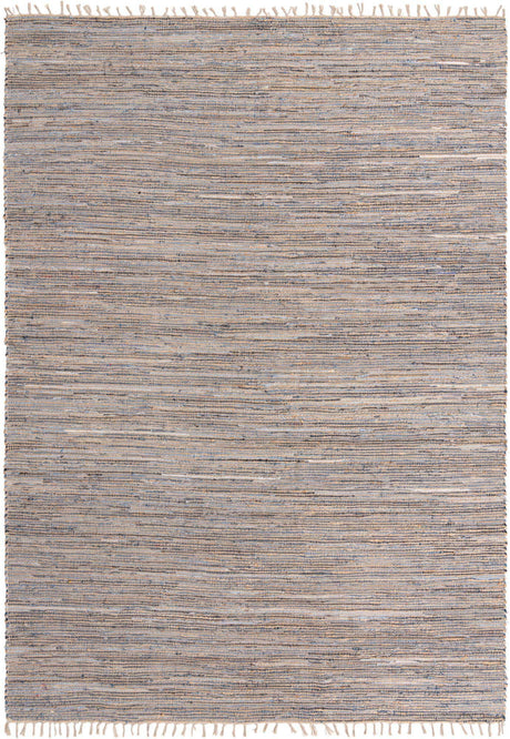 Blue 10' x 14' 1 Chindi Jute Rectangle Rug