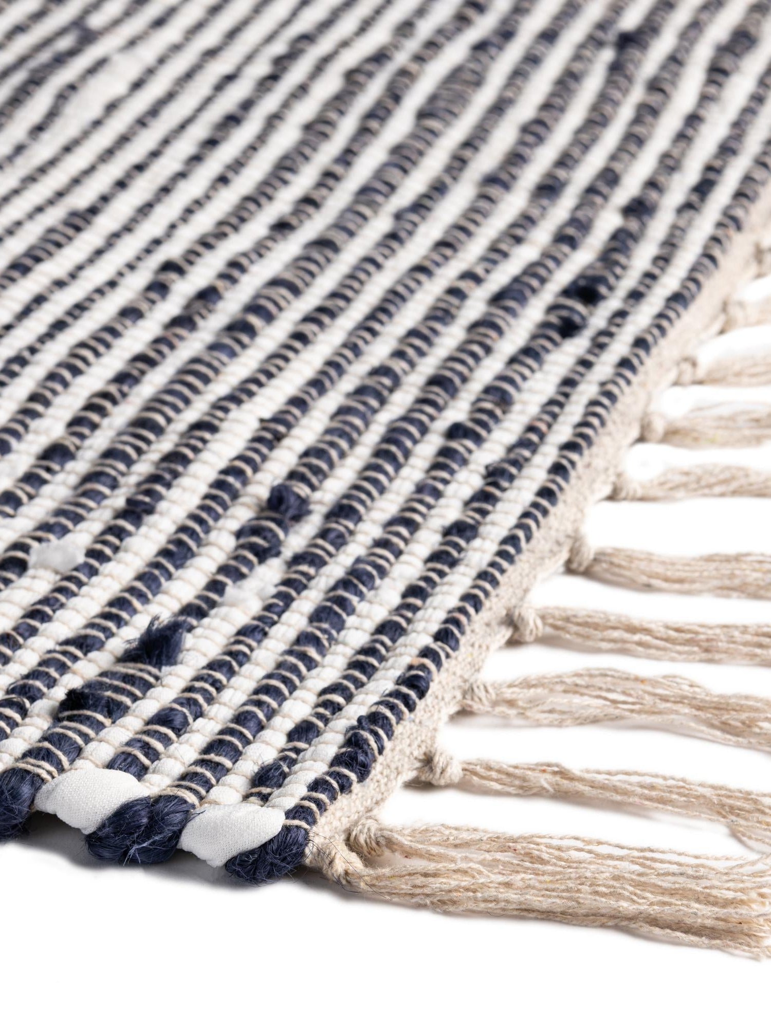 Navy Blue 10' x 14' 1 Chindi Jute Rectangle Area Rug Interior Design Home Decor Carpet Mat for Sale at Rug Engine