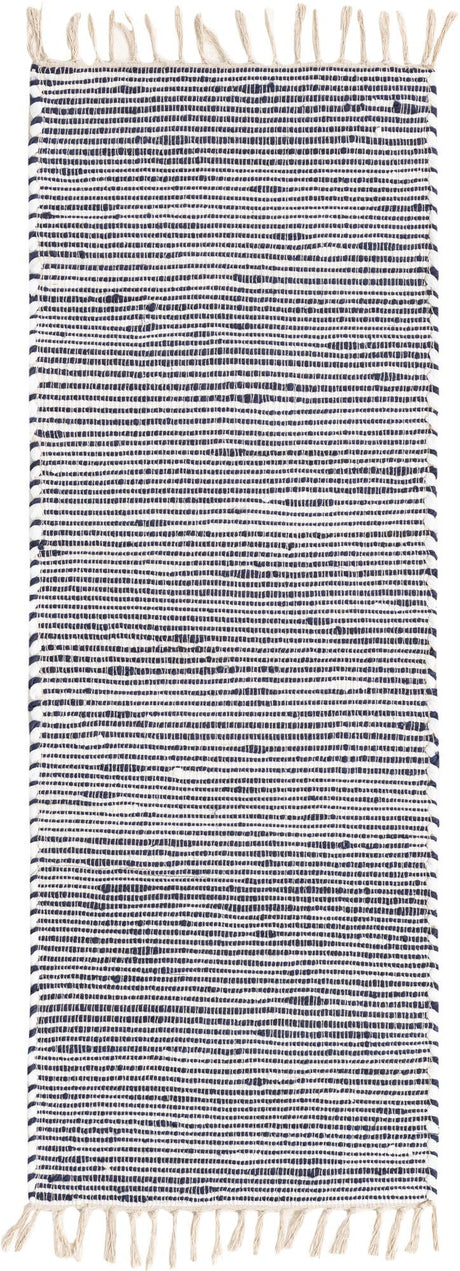 Navy Blue 2' 2 x 6' 1 Chindi Jute Runner Area Rug Interior Design Home Decor Carpet Mat for Sale at Rug Engine