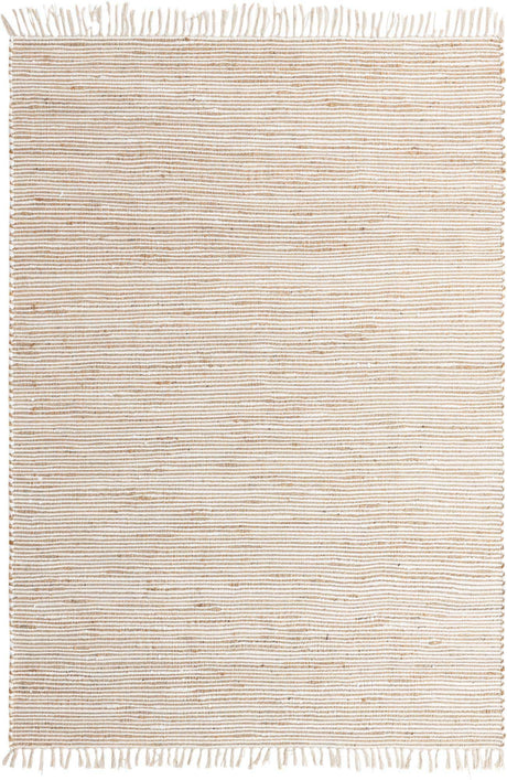 Natural 7' 1 x 10' Chindi Jute Rectangle Rug