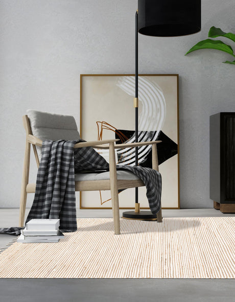 Natural 5' 1 x 8' Chindi Jute Rectangle Area Rug Interior Design Home Decor Carpet Mat for Sale at Rug Engine