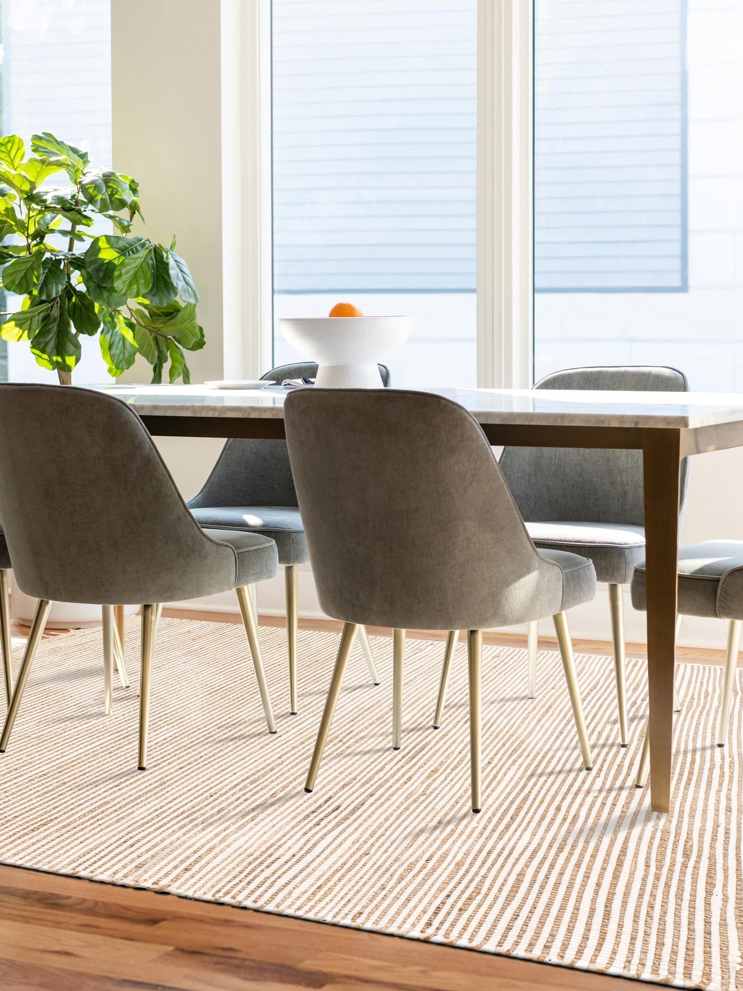 Natural 5' 1 x 8' Chindi Jute Rectangle Area Rug Interior Design Home Decor Carpet Mat for Sale at Rug Engine