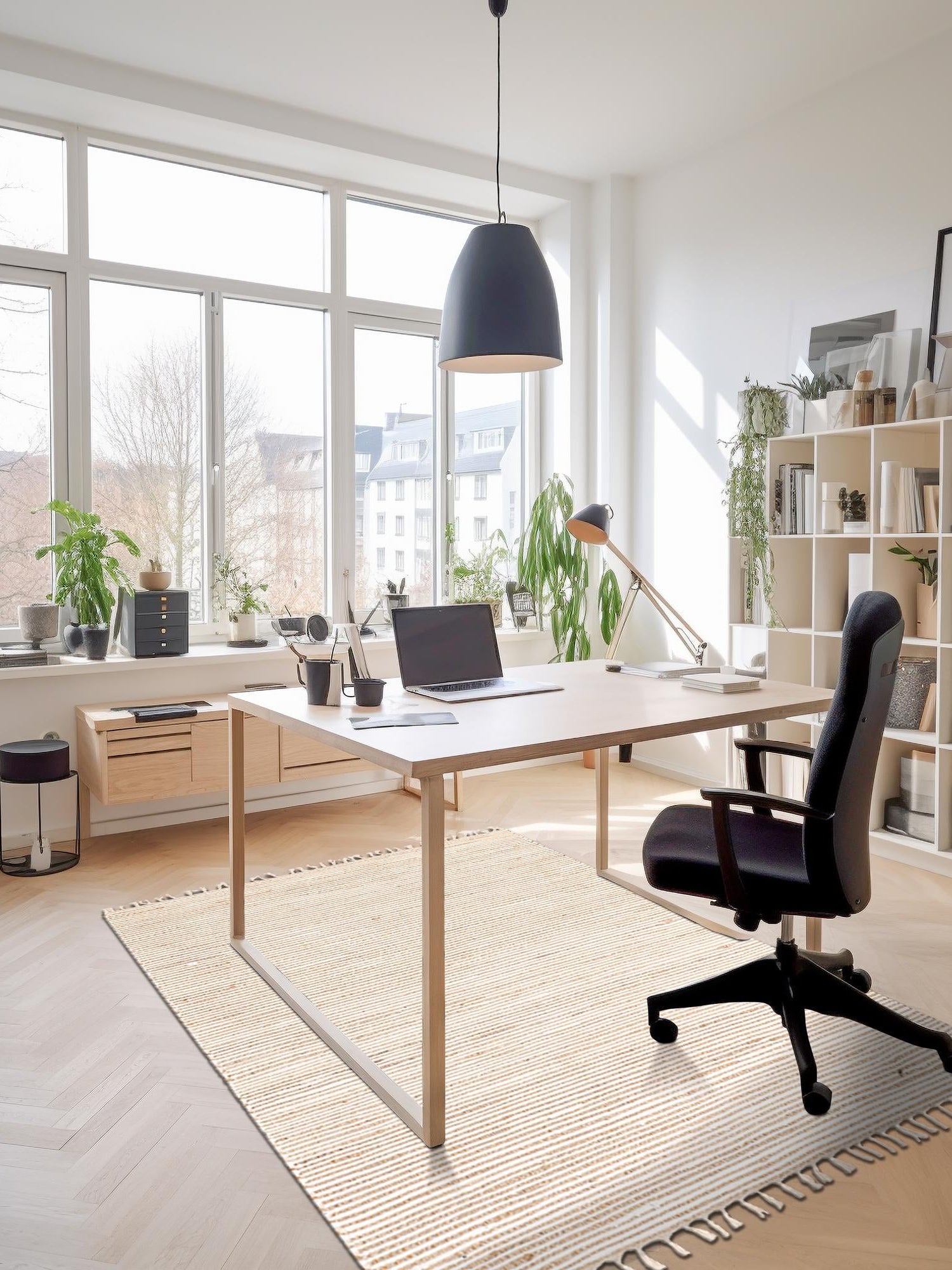 Natural 5' 1 x 8' Chindi Jute Rectangle Area Rug Interior Design Home Decor Carpet Mat for Sale at Rug Engine