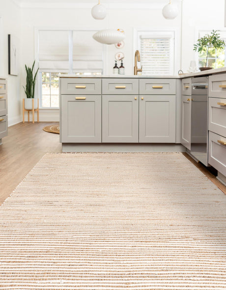 Natural 4' 1 x 6' 1 Chindi Jute Rectangle Area Rug Interior Design Home Decor Carpet Mat for Sale at Rug Engine