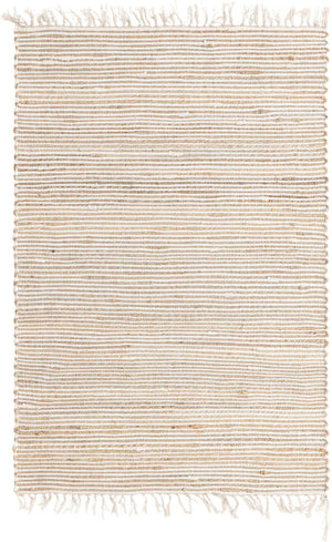 Natural 4' 1 x 6' 1 Chindi Jute Rectangle Rug
