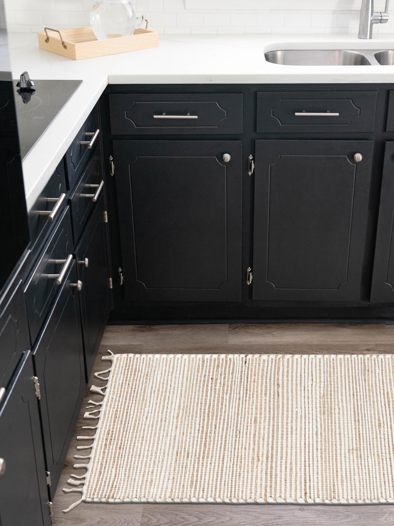 Natural 2' 7 x 10' Chindi Jute Runner Area Rug Interior Design Home Decor Carpet Mat for Sale at Rug Engine