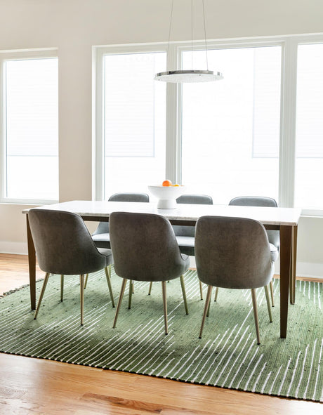 Green 7' 1 x 10' Chindi Cotton Rectangle Area Rug Interior Design Home Decor Carpet Mat for Sale at Rug Engine