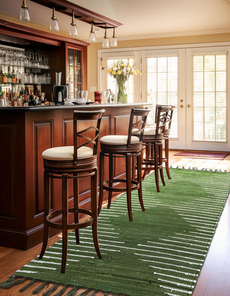 Green 2' 2 x 6' 1 Chindi Cotton Runner Area Rug Interior Design Home Decor Carpet Mat for Sale at Rug Engine