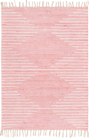 Rose 4' 1 x 6' 1 Chindi Cotton Rectangle Rug