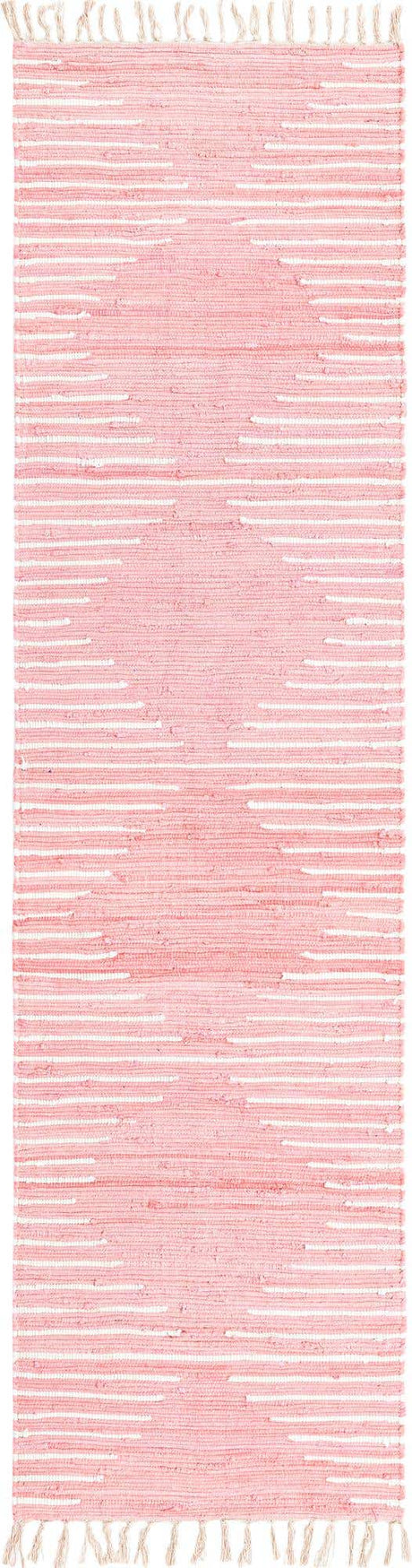 Rose 3' x 10' Chindi Cotton Runner Rug
