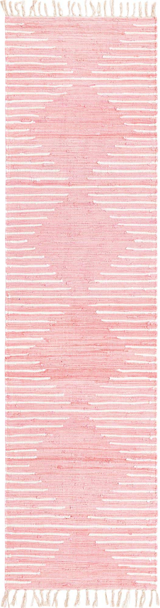 Rose 3' x 10' Chindi Cotton Runner Rug