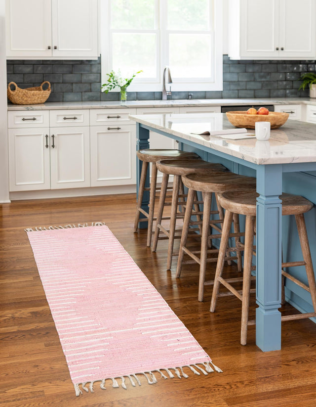 Rose 2' 2 x 6' 1 Chindi Cotton Runner Rug