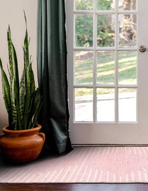Rose 3' x 13' 1 Chindi Cotton Runner Rug