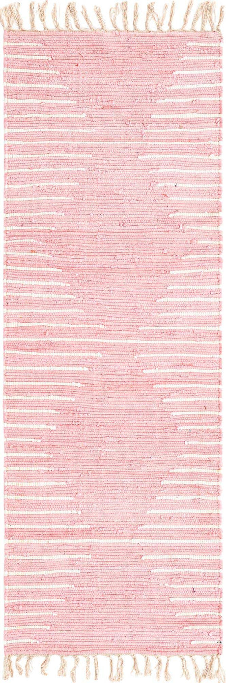 Rose 2' 2 x 6' 1 Chindi Cotton Runner Rug
