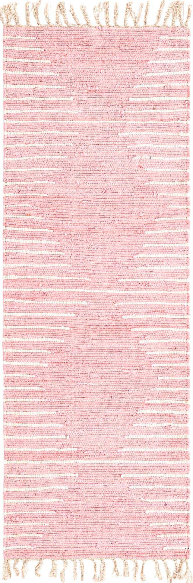 Rose 2' 2 x 6' 1 Chindi Cotton Runner Rug