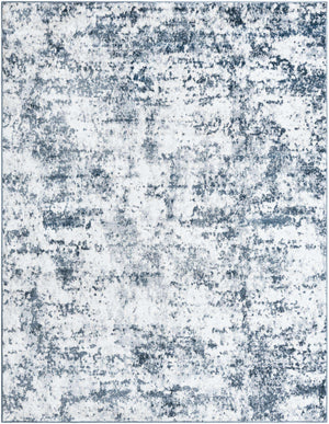 Vintage Blue 7' 10 x 10' Eos Rectangle Area Rug 100% Polypropylene Stain Resistant Carpet With Cotton Backing Marbled Design for Living, Dining Room, Office for Sale at Rug Engine