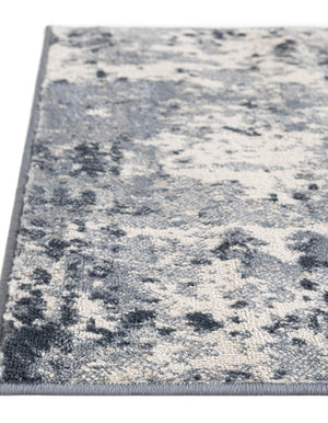 Vintage Blue 7' 10 x 11' Eos Rectangle Area Rug 100% Polypropylene Stain Resistant Carpet With Cotton Backing Marbled Design for Living, Dining Room, Office for Sale at Rug Engine