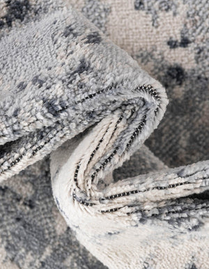 Vintage Blue 7' 10 x 11' Eos Rectangle Area Rug 100% Polypropylene Stain Resistant Carpet With Cotton Backing Marbled Design for Living, Dining Room, Office for Sale at Rug Engine